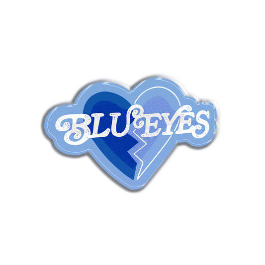 Blu Eyes Enamel Pin