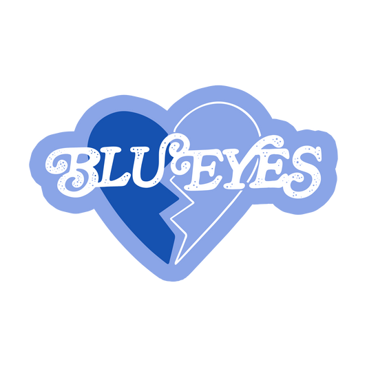 Blu Eyes Sticker